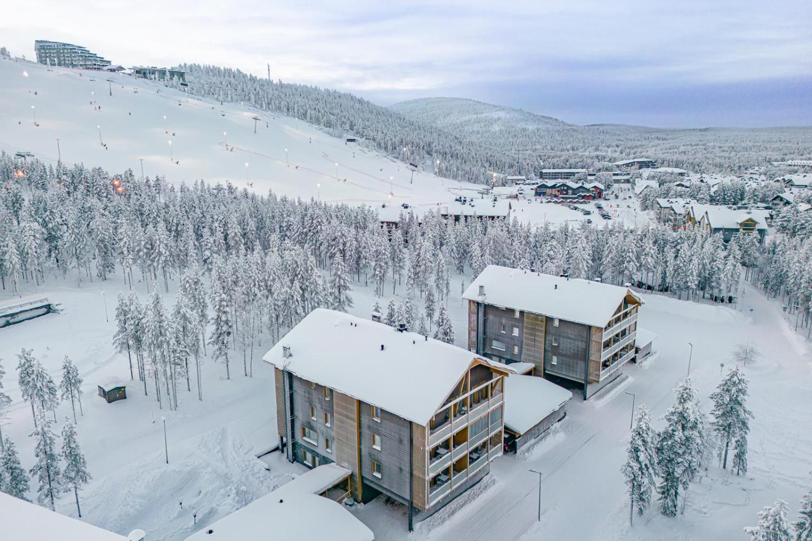 Levi Tunturinlaita A4, Ski-In Ski-Out 3Xbedroom Exterior photo